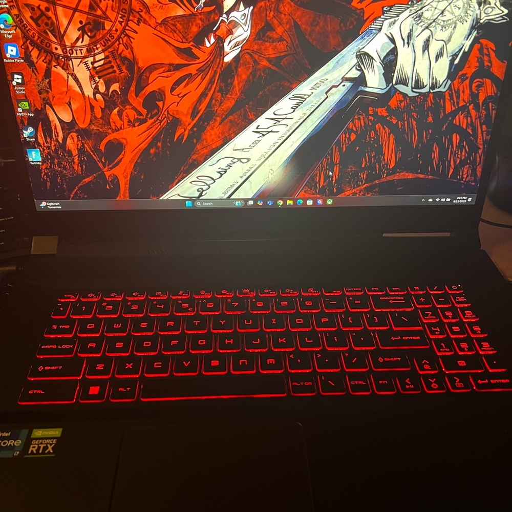 MSI gaming laptop